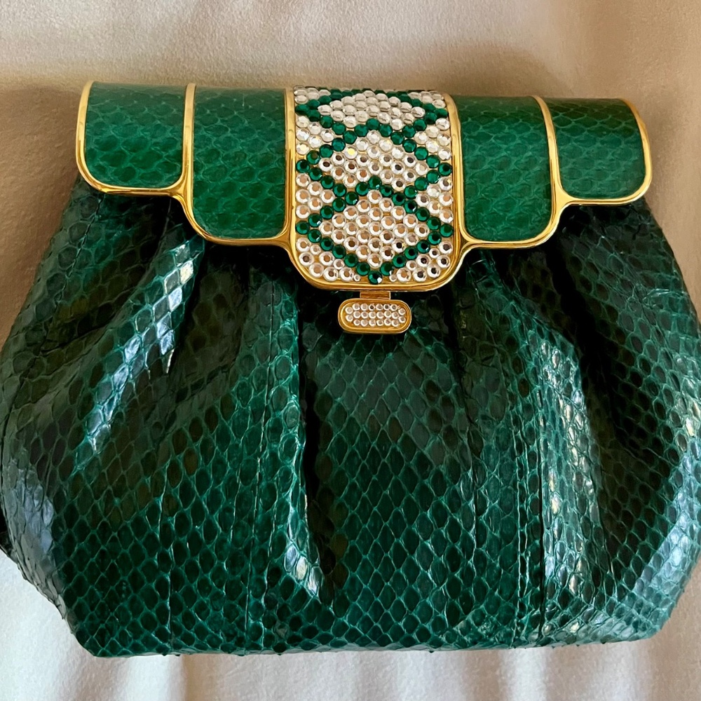 Emerald Green Evening Clutch